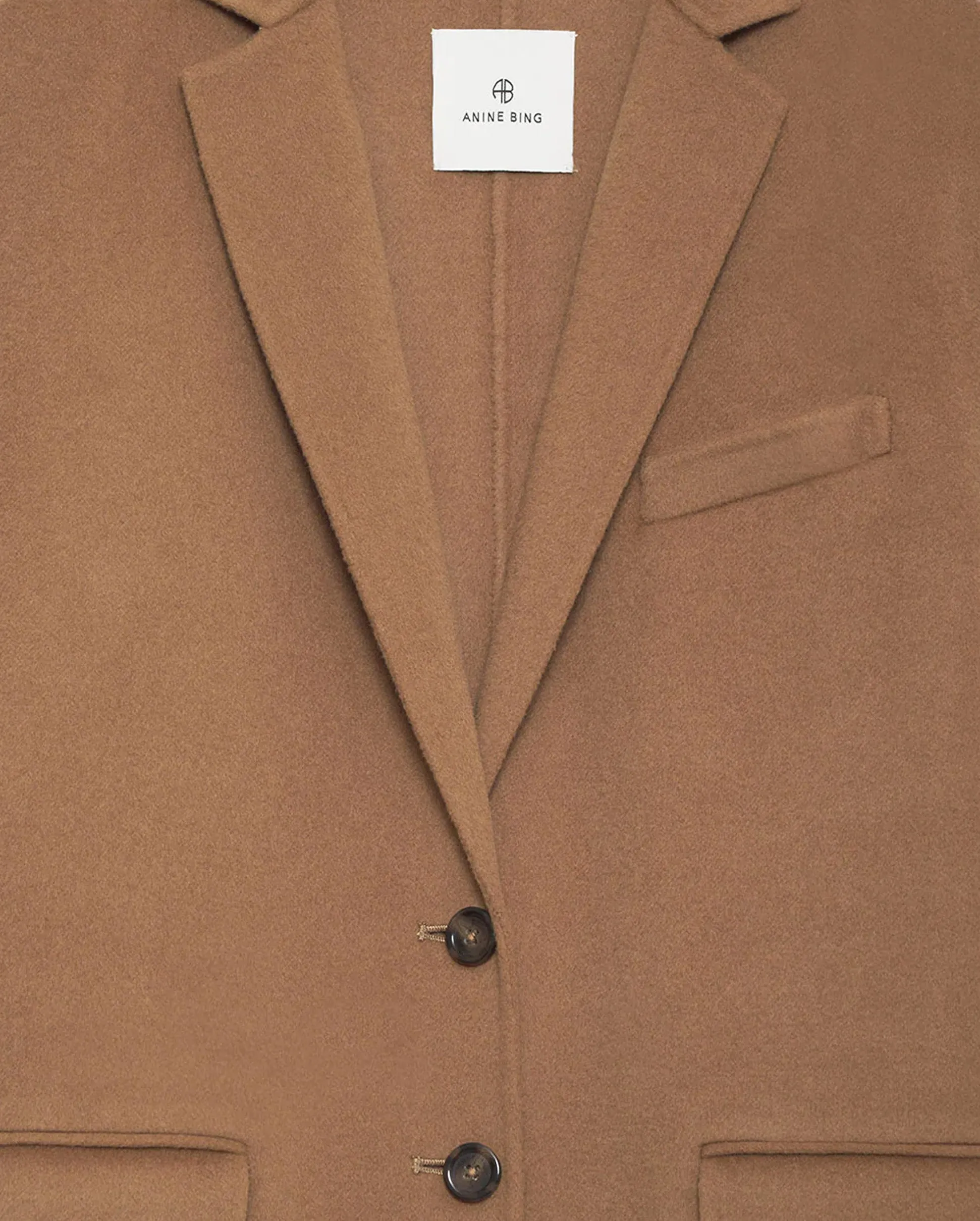 QUINN COAT / CAMEL CASHMERE BLEND