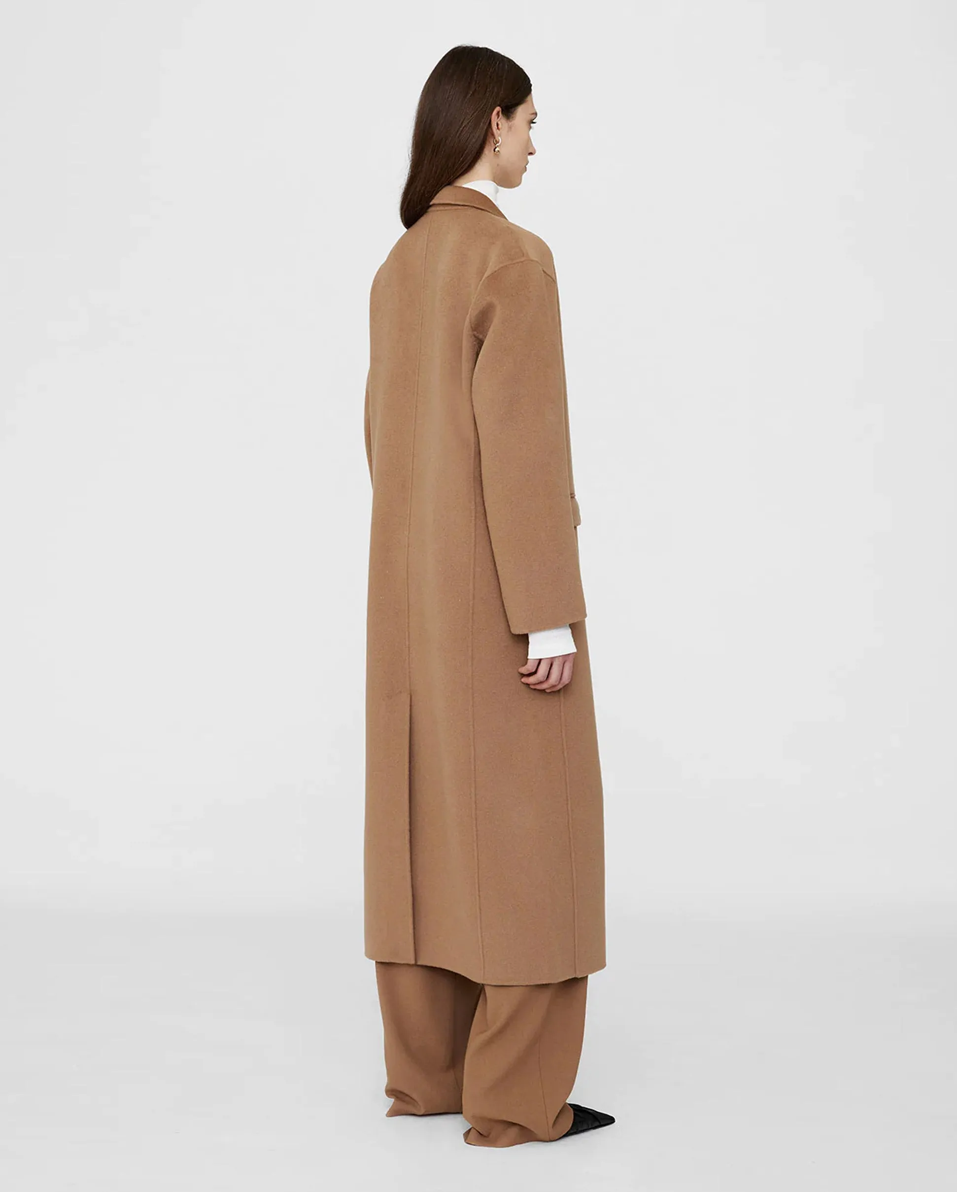 QUINN COAT / CAMEL CASHMERE BLEND