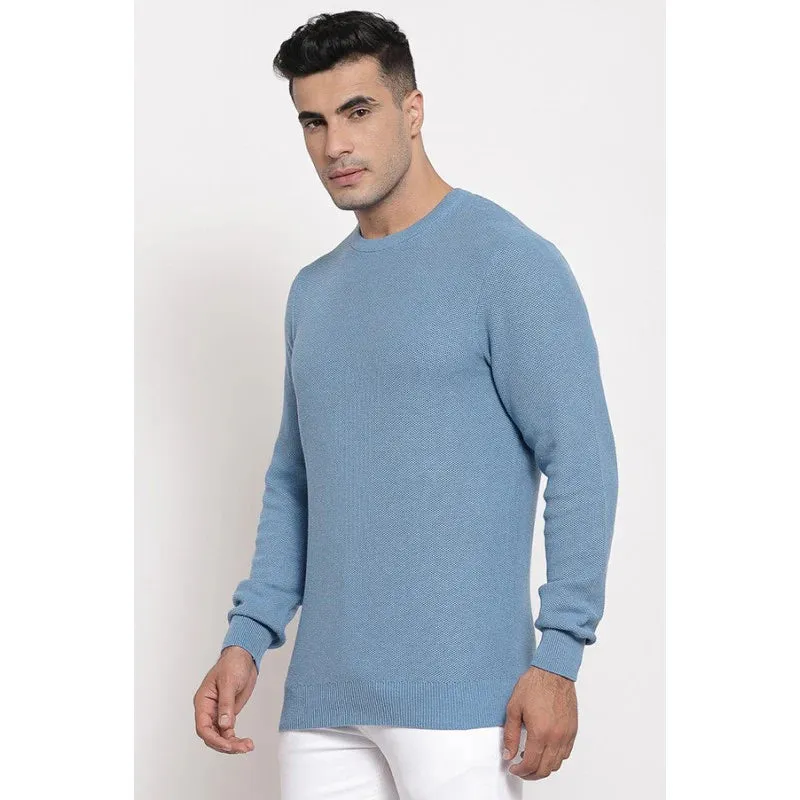 RedTape Mock Neck Pattern Sweater for Men | Ultimate Comfort