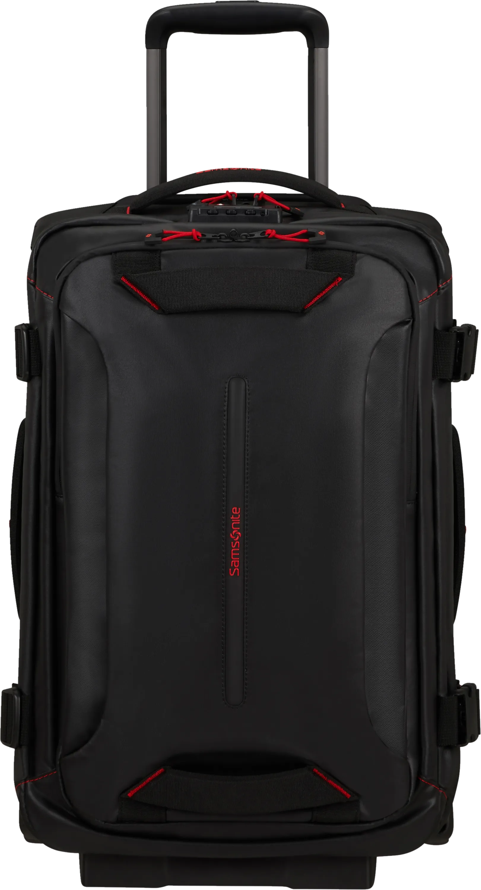 Samsonite Ecodiver Duffle with wheels double frame 55cm Black | Buy Samsonite Ecodiver Duffle with wheels double frame 55cm Black here | Outnorth