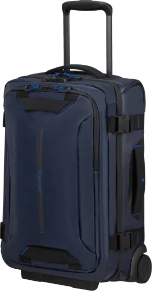 Samsonite Ecodiver Duffle with wheels double frame 55cm Blue Nights | Buy Samsonite Ecodiver Duffle with wheels double frame 55cm Blue Nights here | Outnorth