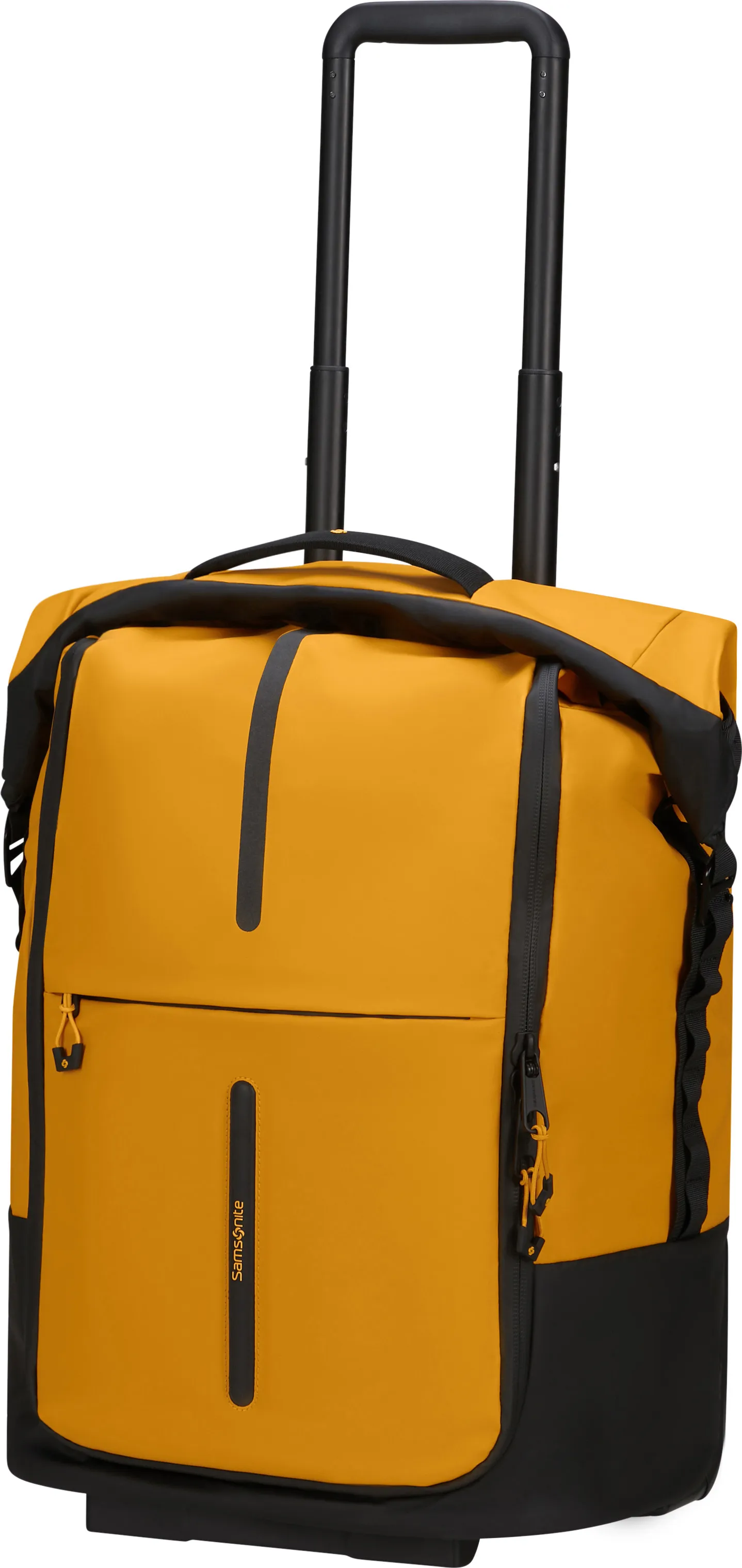 Samsonite Ecodiver Foldable Duffle With Wheels 4-In-1 Yellow | Buy Samsonite Ecodiver Foldable Duffle With Wheels 4-In-1 Yellow here | Outnorth