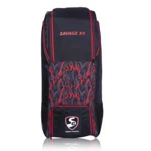 SG Savage X4 Cricket Kit Bag Duffle Wheelie