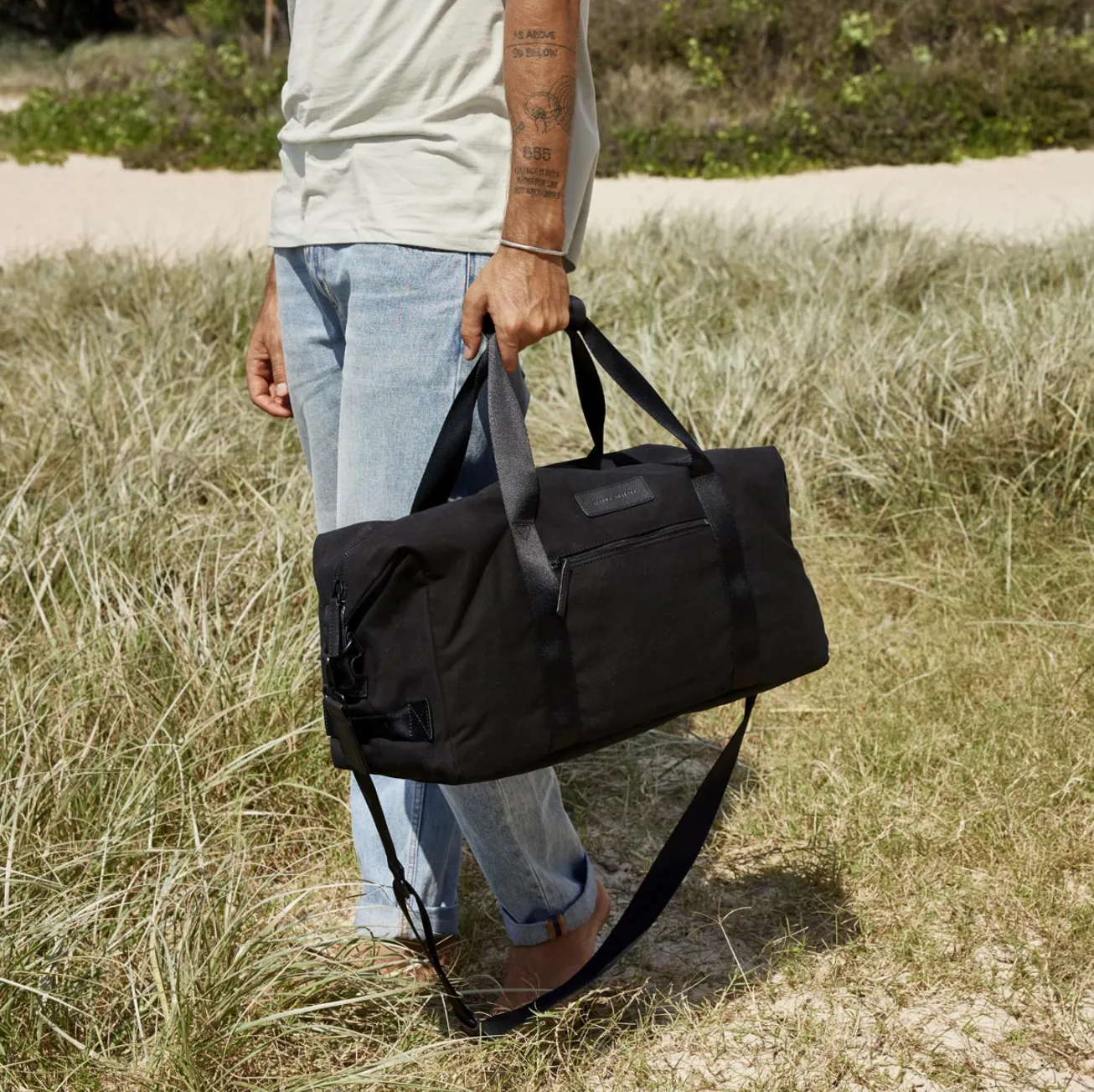 Status Anxiety - Everything I Wanted Duffle Bag, Black Canvas