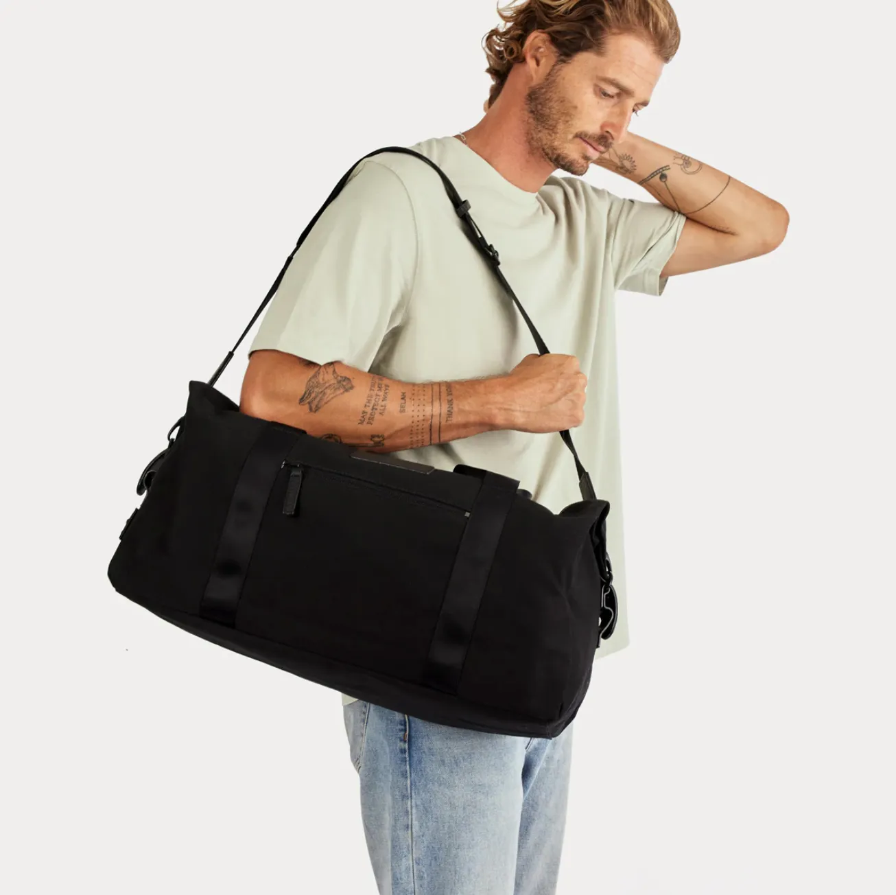 Status Anxiety - Everything I Wanted Duffle Bag, Black Canvas