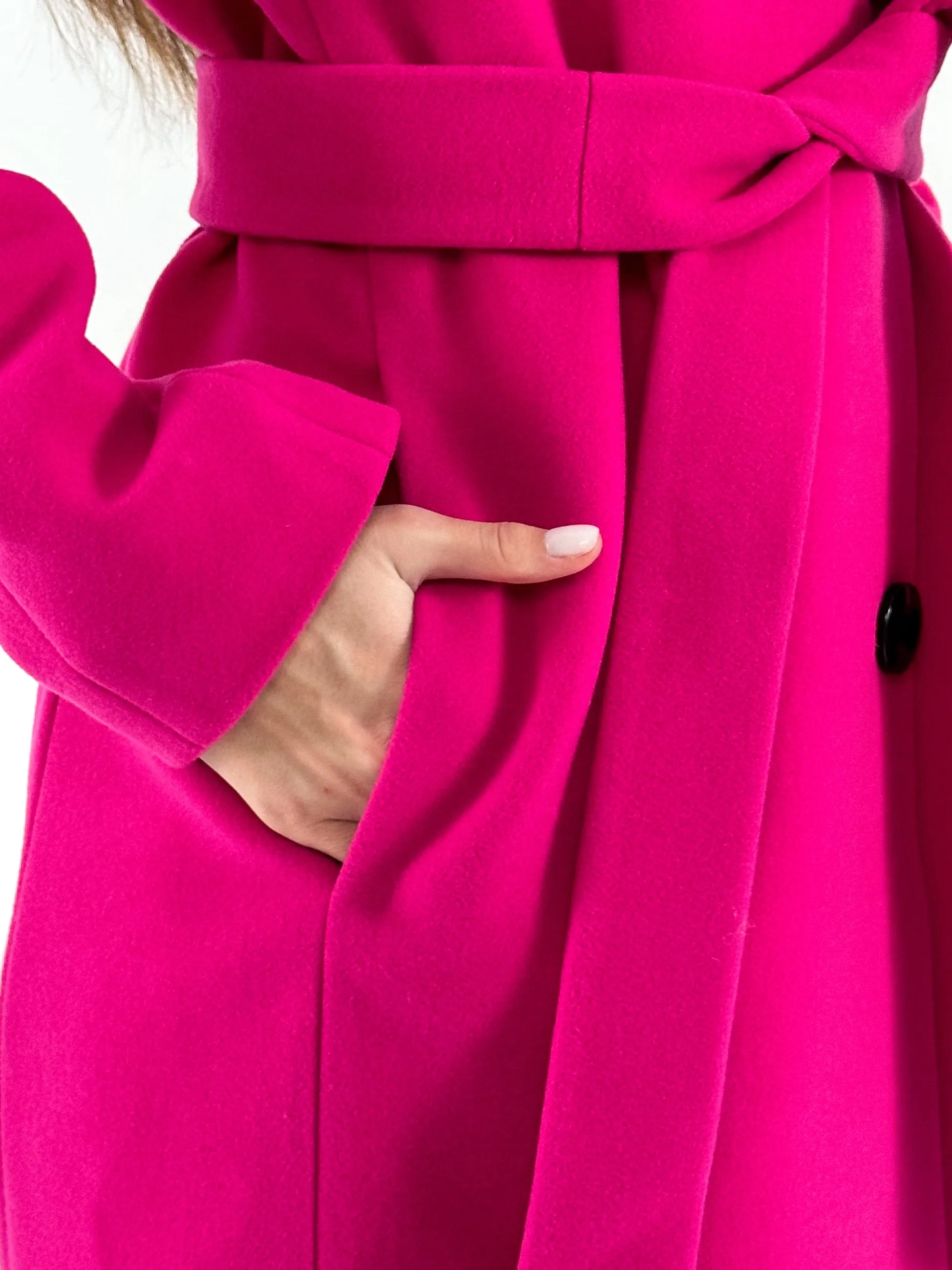 Tailored Cashmere Wool Coat