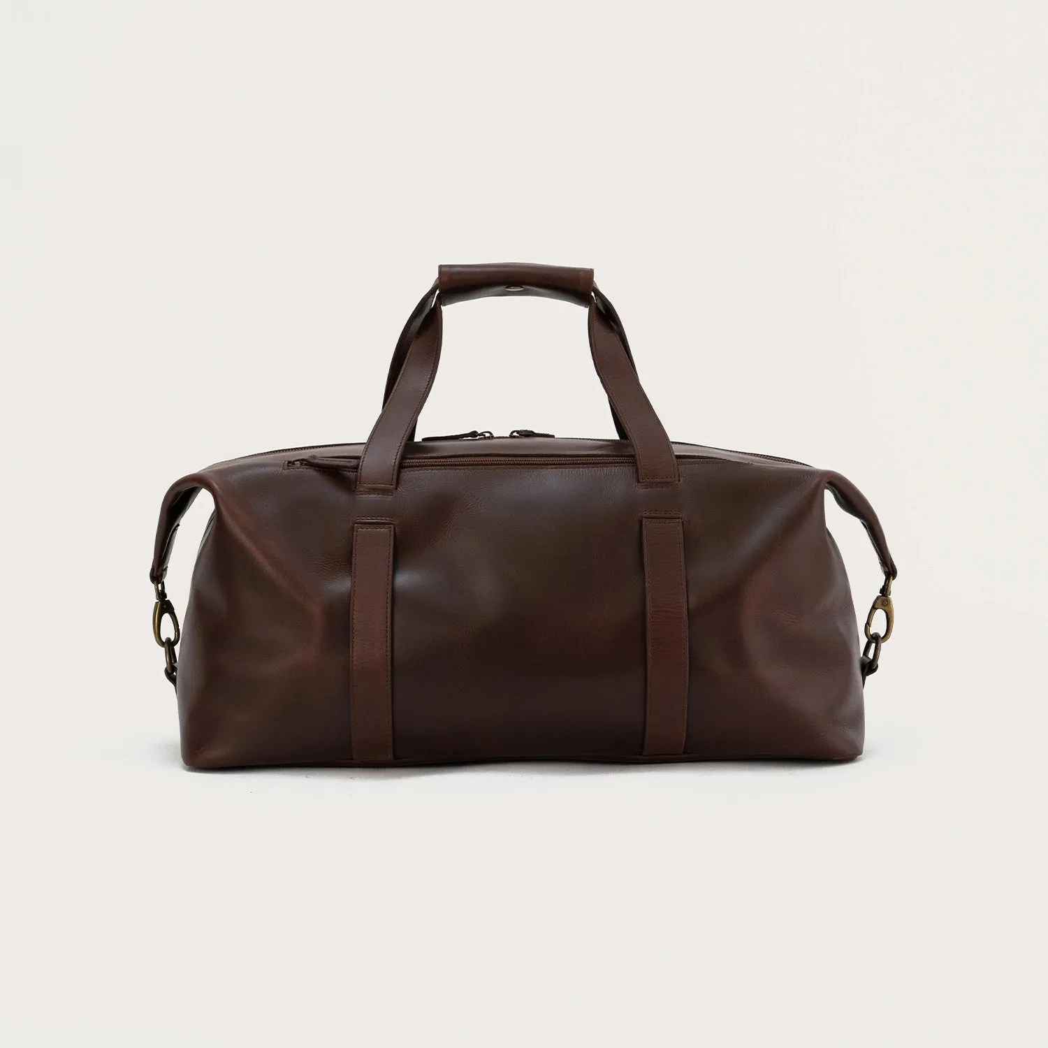 The Dale Vintage Brown Leather Duffle Bag