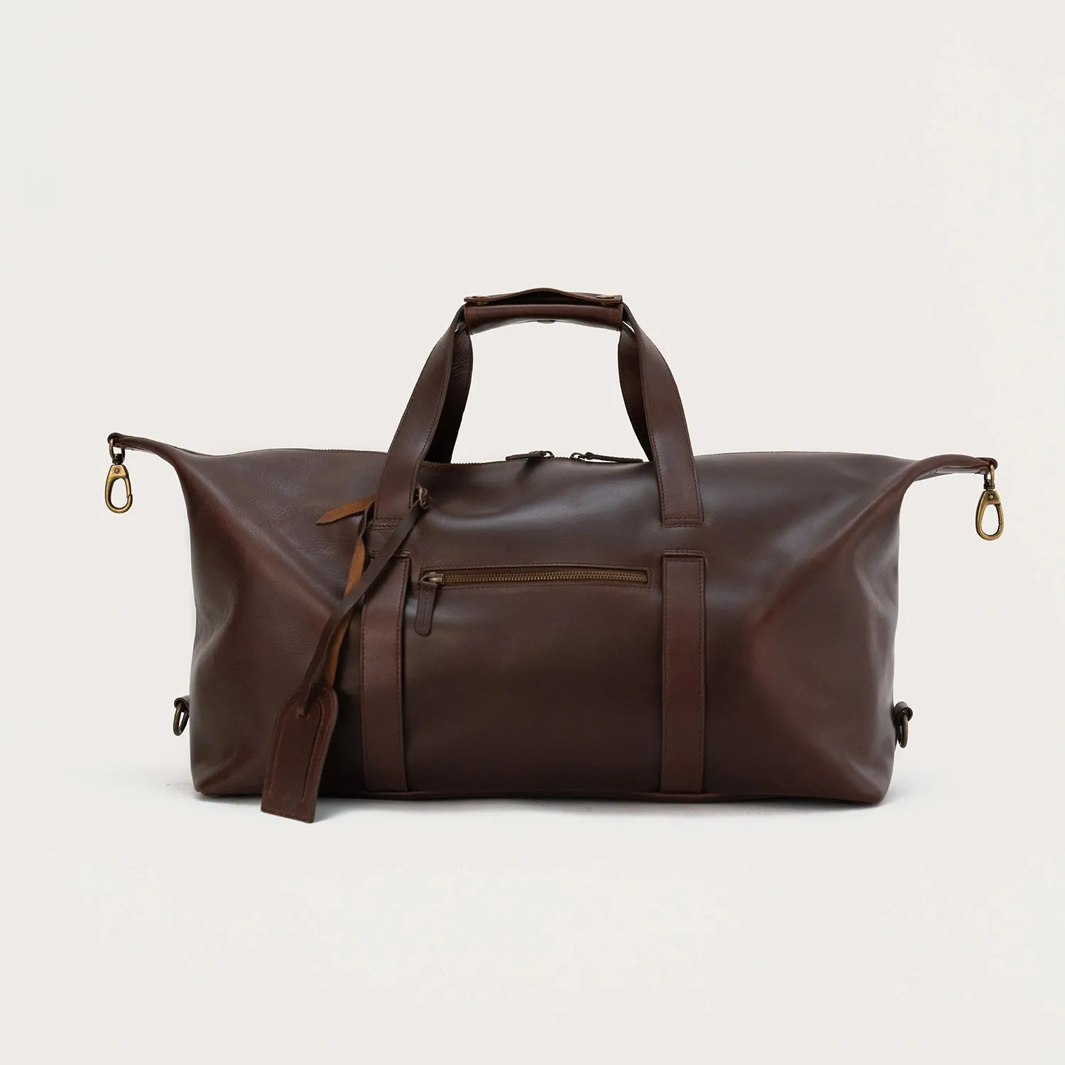 The Dale Vintage Brown Leather Duffle Bag