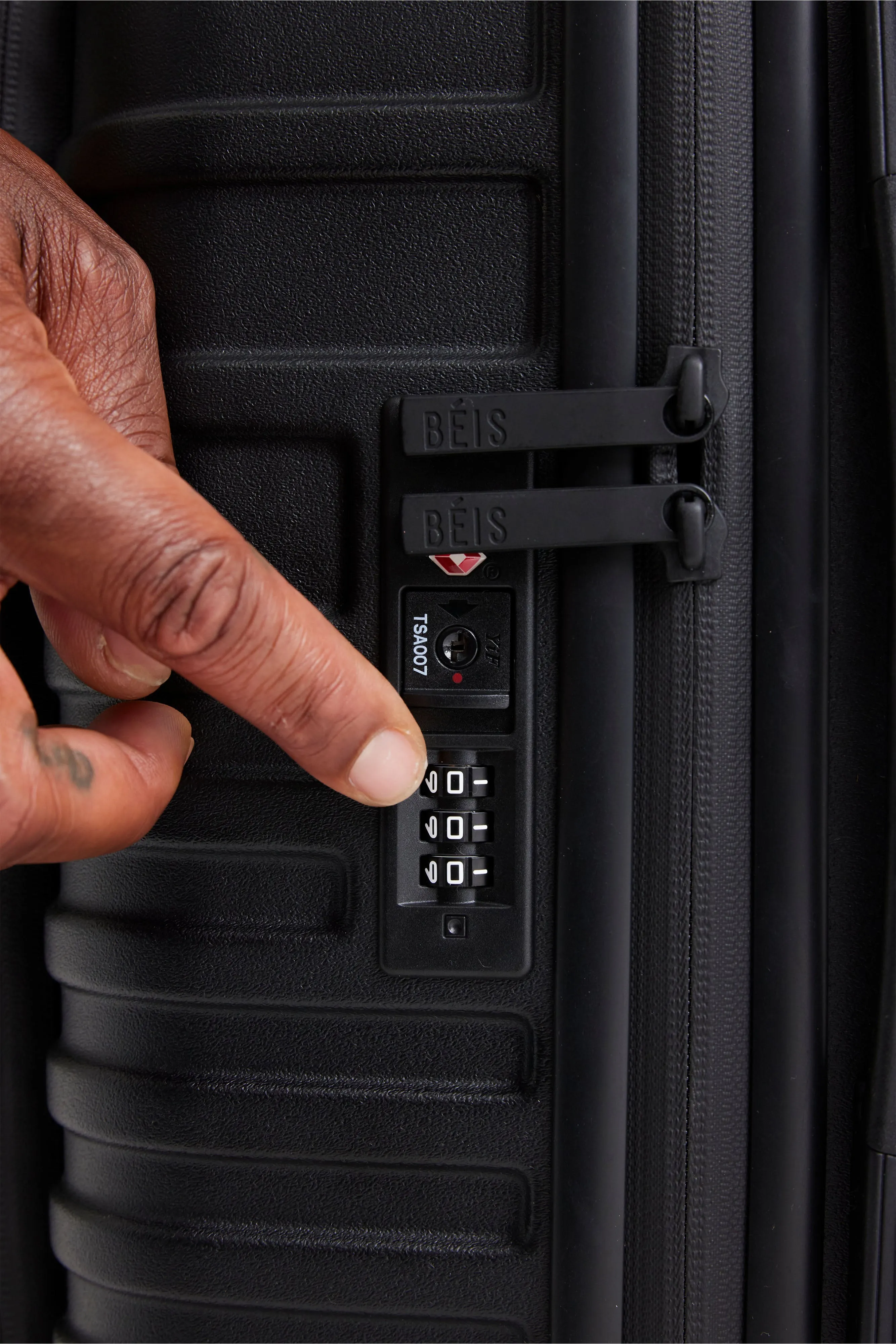 The Front Pocket Carry-On Roller in Black