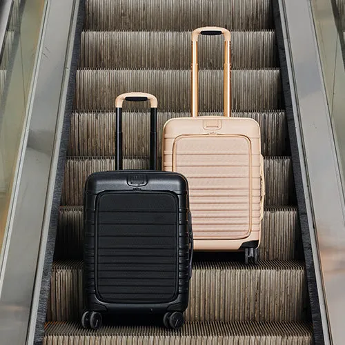 The Front Pocket Carry-On Roller in Black