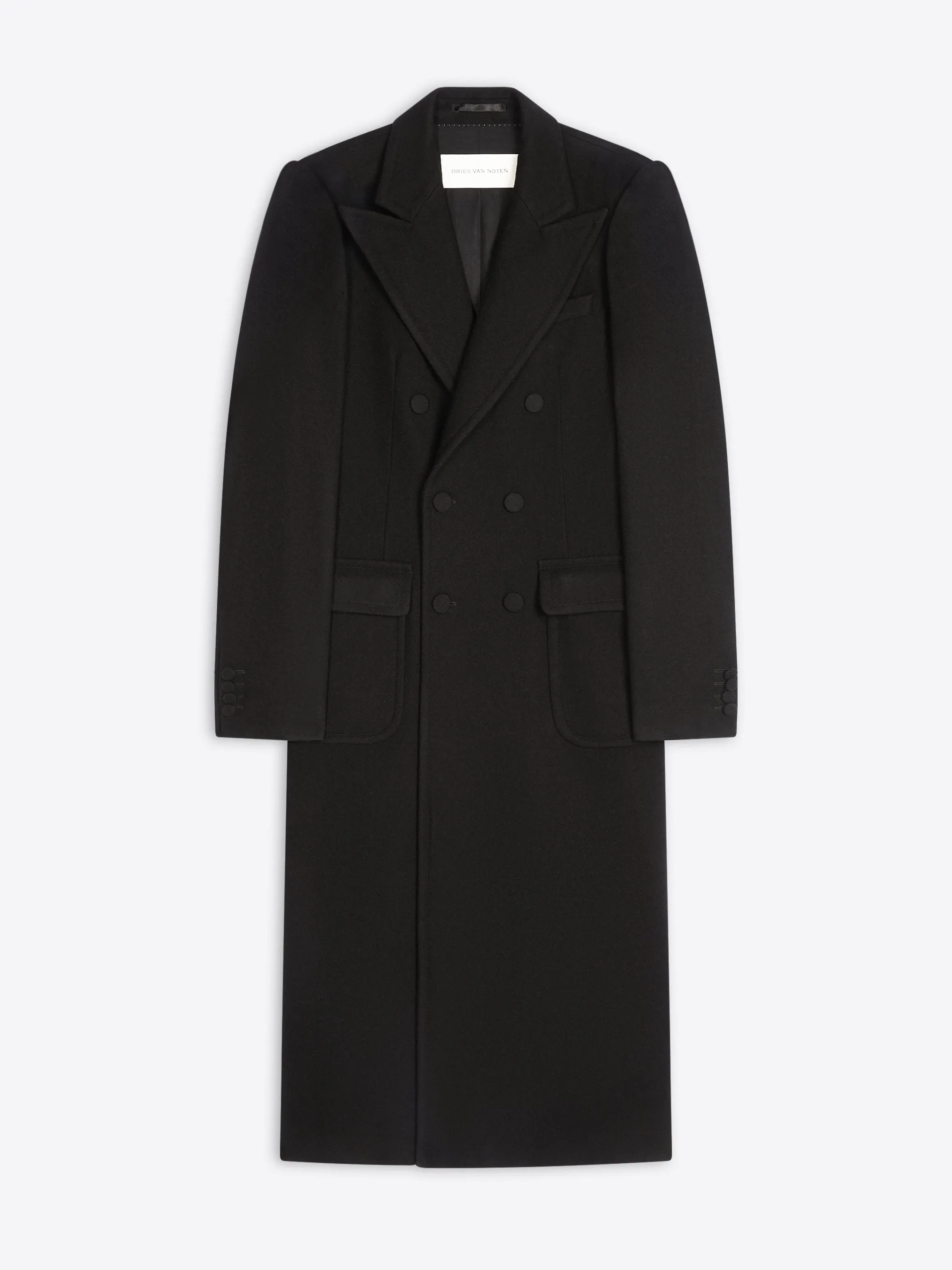 Tight fit wool coat