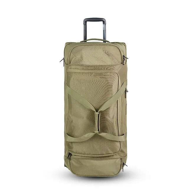 Tosca - TCA798TWM-B 70cm Wheeled split compartment Duffle - Khaki/Sand