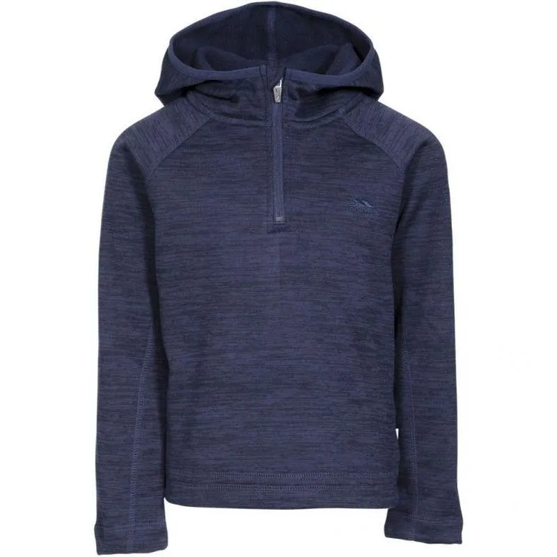 Trespass Children's Gladdner Hooded Fleece - Navy