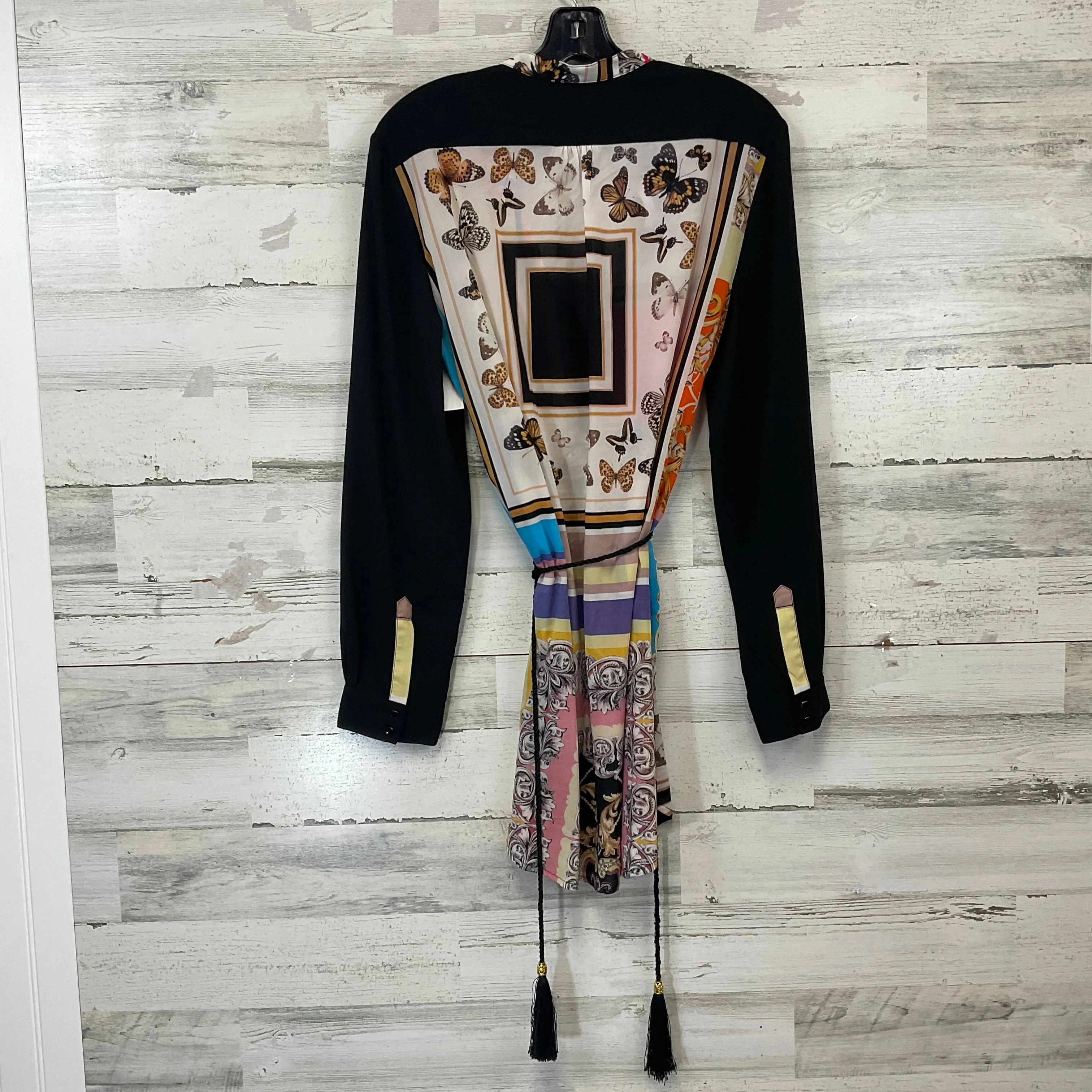 Tunic Long Sleeve By Alberto Makali In Black, Size: L