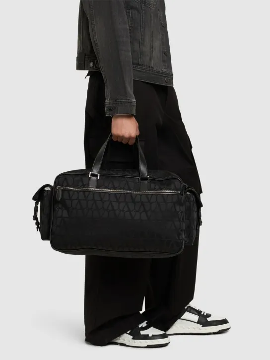 Valentino Garavani   Toile Iconographe duffle bag 