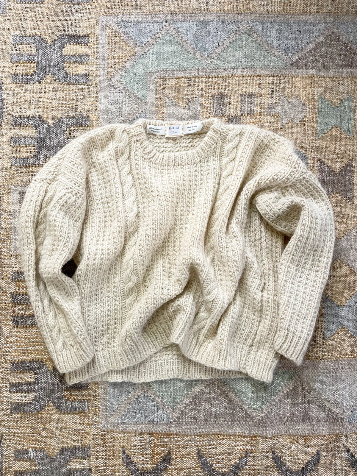 Vintage Wool Fisherman Sweater