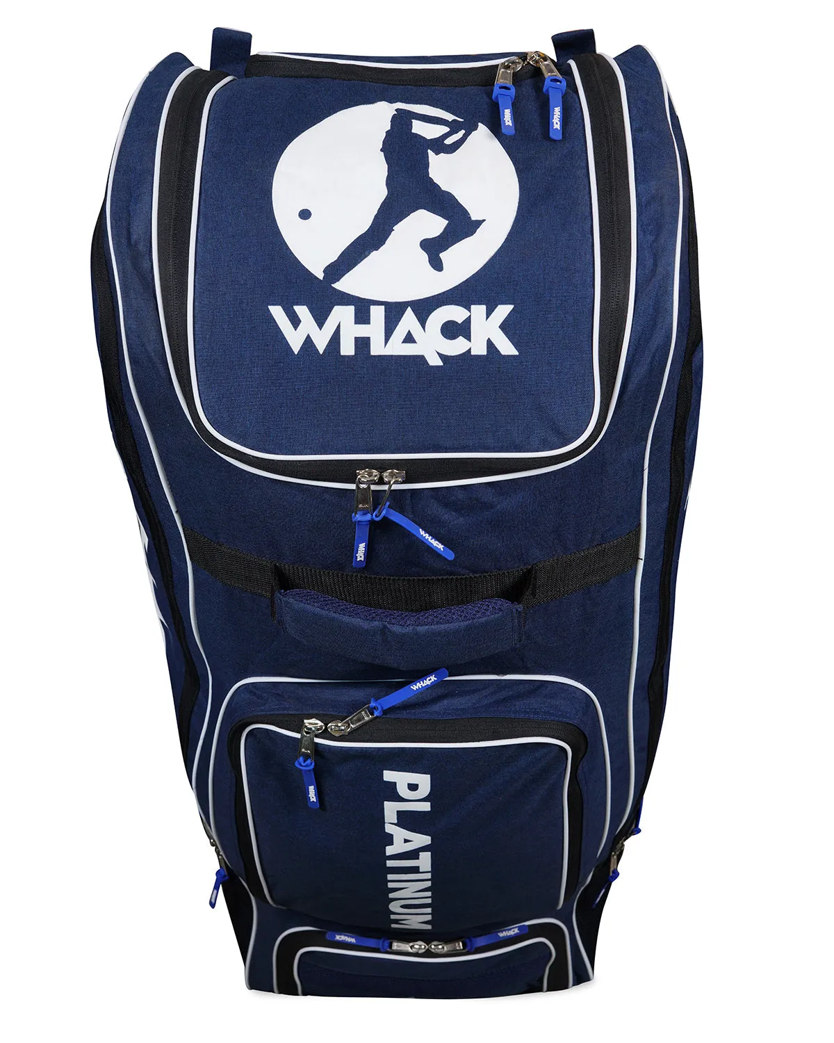 WHACK Platinum Cricket Kit Bag - Wheelie Duffle - Large - Navy