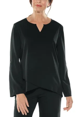 Women's Santa Barbara Tunic Top  |  Black