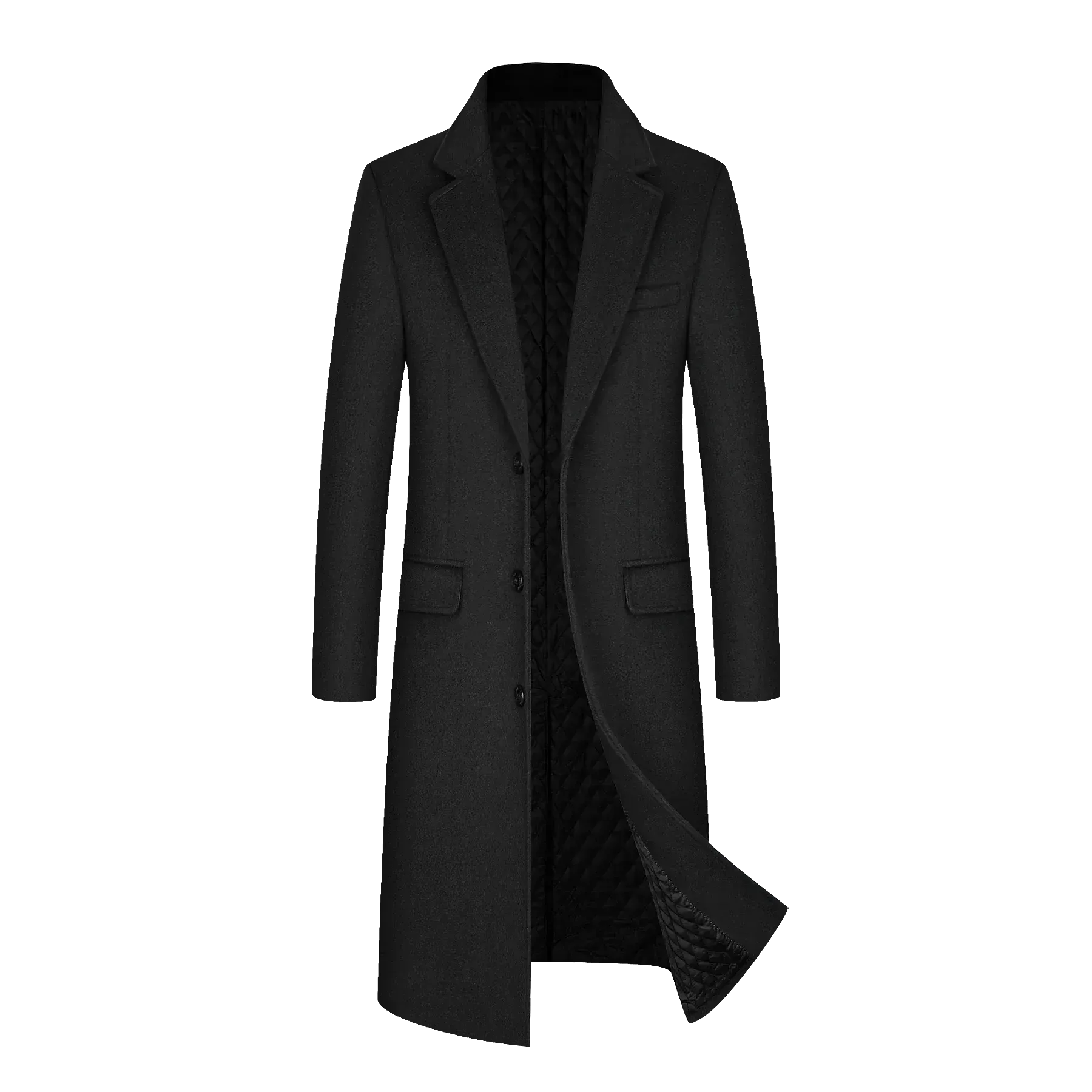 Wool elegant long coat