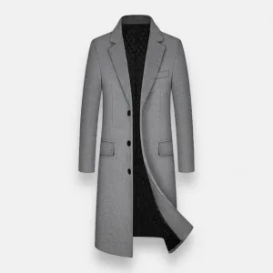 Wool elegant long coat