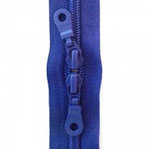 Zipper, Royal Blue (Navy) Double-Pull 30-INCH